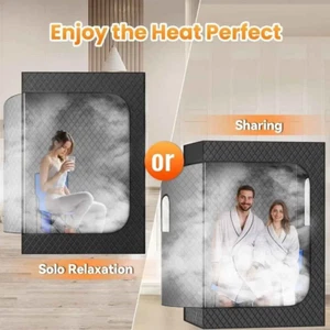 Portable Steam Sauna Tent 2000W Personal Home Spa with Remote - Picture 1 of 4