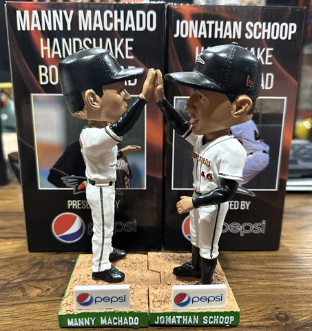 Manny Machado Jonathan Schoop Delmarva Shorebirds SGA Bobblehead Orioles Cover