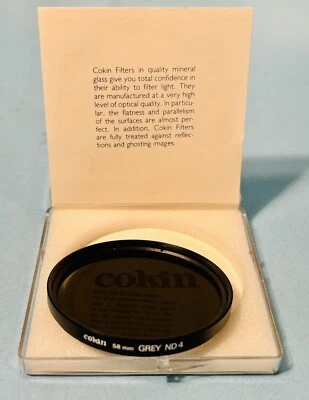 Cokin 58mm Grey ND4 Circular Lens Filter * Cased - Image 1 of 2
