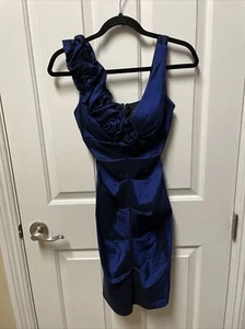 Xscape Womens Sheath Dress Blue Size 2P Petite - Picture 1 of 5