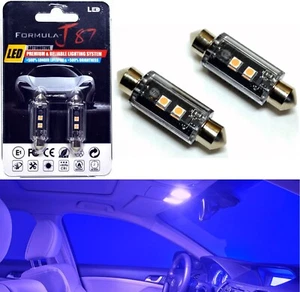LED Light Canbus Error Free 578 5W Purple Two Bulb Interior Dome Stock Fit EO - Picture 1 of 11