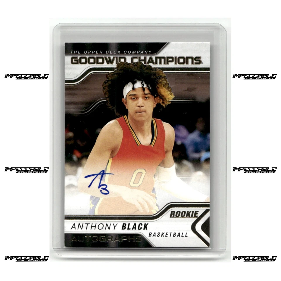 2023 UD Goodwin Champions - #A-AB Anthony Black Rookie Auto - Image 1 of 2