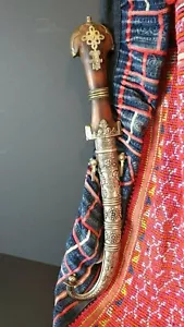 Old Bedouin Arab Sword Jambiya Khanjar Dagger Knife …beautiful collection and di - Picture 1 of 12