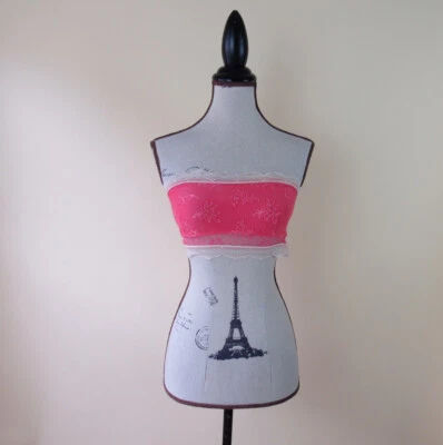 Talla: XS CALVIN KLEIN Tubo Bralette Rosa Detalle Encaje Pullover Beige Encaje Para Mujer Foto 1 de 4