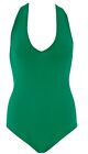 River island Green Halterneck Bodysuit size UK 12 95% cotton 5% elastane