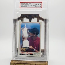 2001 Sports Illustrated for Kids Tiger Woods Athlete of the Yr U.S. Open PSA 8 A