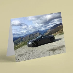 Aston Martin Vantage car birthday card suitable for husband dad brother friend - Picture 1 of 1