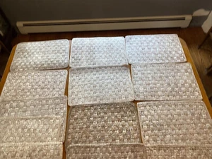 Vintage Lot Of 14 Woven Straw Placemats 12x18” House Of Oppenheim Juarez Mexico - Picture 1 of 6