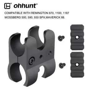 ohhunt Barrel Clamp Flashlight Mount Clamp fits Shotgun Mossberg Remington - Afbeelding 1 van 5