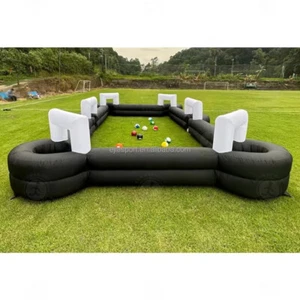 Campo de fútbol inflable cancha de fútbol y fútbol inflable con juego de pelotas - Imagen 1 de 6
