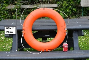 boya salvavidas antigua usada 24" 60cm boya salvavidas PERRYBUOY - ENTREGA GRATUITA - Imagen 1 de 8