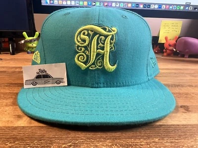 Середина 2000-х Alife вышитый винтажный New Era шляпа - зеленый размер 7/8 винтажный DQM - Изображение 1 из 4