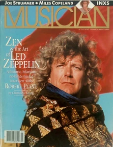 Musician Magazine March 1988 Robert Plant Led Zeppelin INXS Joe Strummer Wynton - Picture 1 of 2