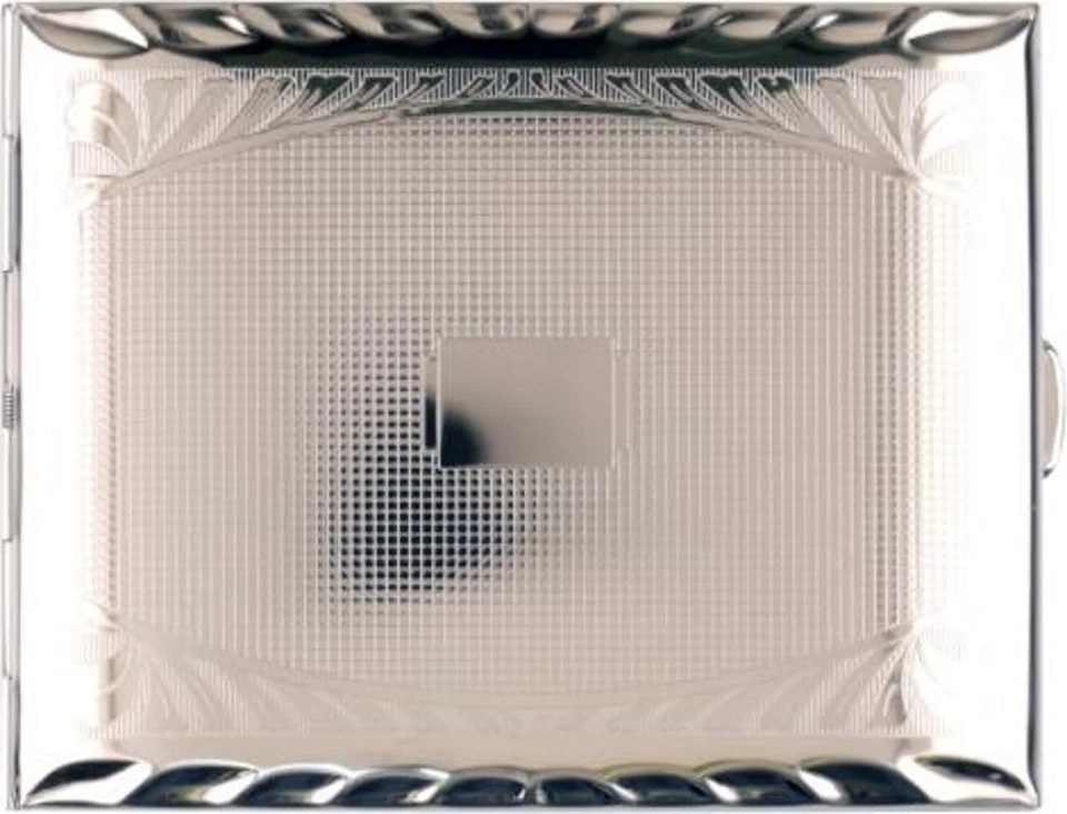 Zigarettenetui Metall mit Gravurfeld 100mm/18er mit Gummiband - Bild 1 von 1