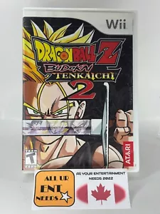 Dragon Ball Z: Budokai Tenkaichi 2 (Nintendo Wii, 2006) VG Case and Manual Only - Foto 1 di 3