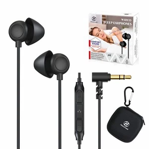 Hearprotek Sleep Earbuds 2 Pairs Soft Comfortable in-Ear Earphones with Mic-L... - Picture 1 of 7