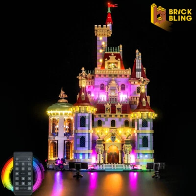 Luz LED BrickBling para LEGO Castillo de La Bella y la Bestia 43263 (remoto) Foto 1 de 4