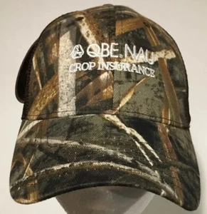 QBE NAU Crop Insurance Camouflage Hat Camo Duck Bear Hunting Fishin Baseball Cap - Picture 1 of 10
