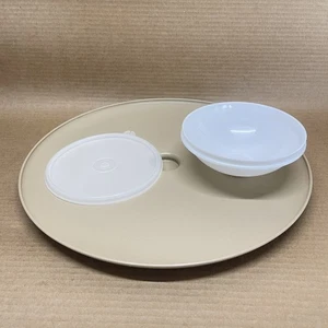 Tupperware Dip N Serve Tray & Bowl Set #492 Brand New - Picture 1 of 7