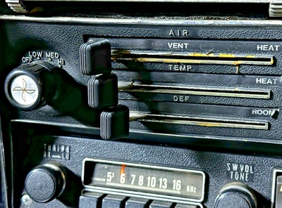 Datsun 240z 1970-73 calentador climatizador perillas reproducción repuesto x3 Foto 1 de 3