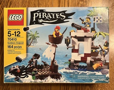 LEGO Pirates Soldiers Outpost 70410 Retired Set Box Instructions 100% Complete - image 1 of 2