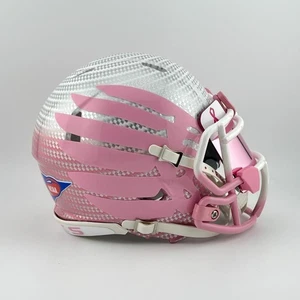 Oregon Ducks CUSTOM 2-Tone Pink/White Hydro-Dipped Mini Football Helmet - Picture 1 of 4