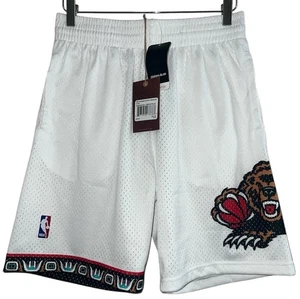 Pantalones Cortos Mitchell & Ness Vancouver Grizzlies Para Hombre Medianos Swingman 1998-99 Blanco - Imagen 1 de 12