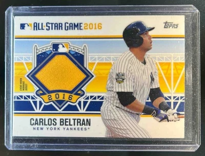 Camiseta deportiva 2016 Topps Update Carlos Beltrán All Star Stitches #ASTIT-CB Yankees Foto 1 de 2