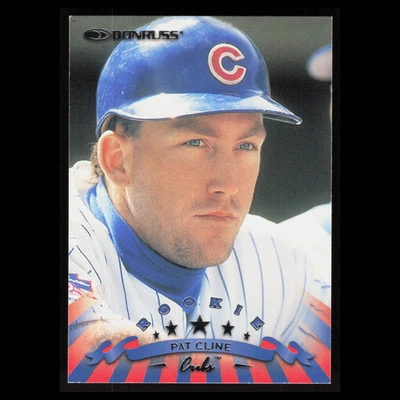 Pat Cline Rookie #328 1998 Donruss Chicago Cubs Baseball Card MLB - Image 1 of 3