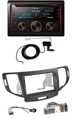 Pioneer 2DIN MP3 DAB USB CD Bluetooth Autoradio für Honda Accord ab 11 anthrazit - Bild 1 von 4