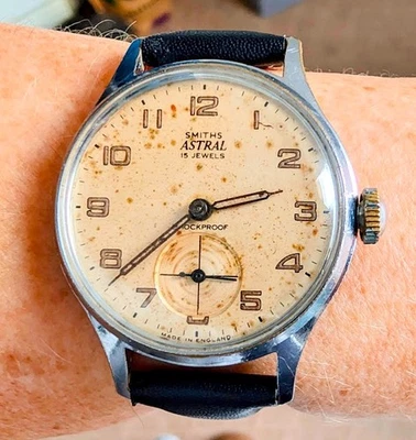 Gents Gt Britain SS 1960s Smiths Astral 15J 5911 Watch Serviced - Image 1 of 4