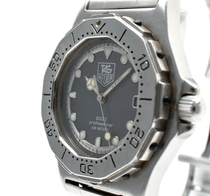 Vintage [N MINT] TAG Heuer 3000 Professional 932.213 Gray 200m Qz Watch JAPAN - Picture 1 of 12