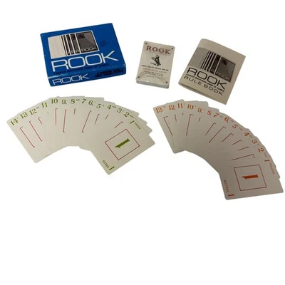 ROOK Card Game In Original Blue Box With Instructions Vintage 1972 - Image 1 of 4