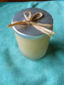 NEU ~ Coty Eindocht unparfümierte Milchglas Kerze ~ 5,5 Unzen  _ - Bild 1 von 2