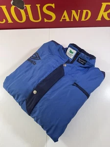 Vintage 90’s Umbro England Green Flag Quilted Training Coat. Size Large  - Picture 1 of 13