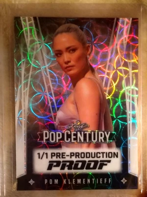 2025 LEAF POP CENTURY POM KLEMENTIEFF SILVER CIRCLES 1/1 PROOF - MANTIS MARVEL - Image 1 of 4