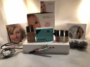 Luminess Air Airbrush Makeup Legend Aqua System&Pink Tip No Drip Stylus 5pc Fair - Picture 1 of 11