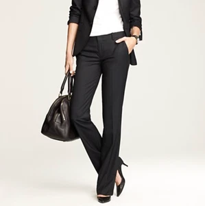 J. Crew Women’s Ludlow Trouser Pants Italian Wool Ludlow Loro Piana 120's, sz 8 - Picture 1 of 13