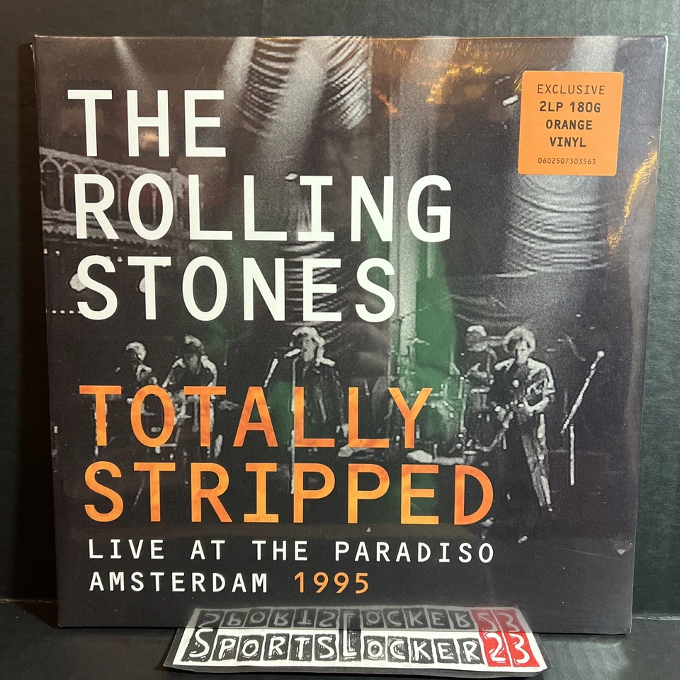 The Rolling Stones Totally Stripped Paradiso Amsterdam 1995 Orange Vinyl Record - Image 1 of 4