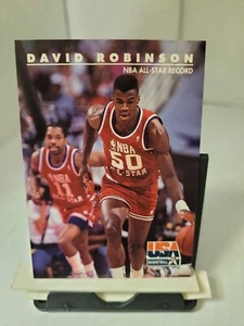 1992 SkyBox USA #79 David Robinson San Antonio Spurs - Bild 1 von 2