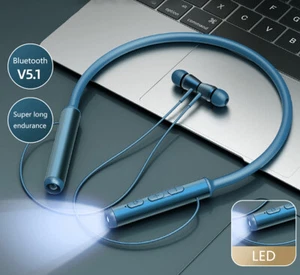 For Samsung Galaxy S25/S25 Plus Ultra +LED Bluetooth Neckband Earphone Headphone - Picture 1 of 27