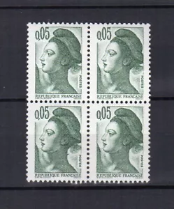 France 1982 Y&TN°2178 types Liberté un bloc de 4 timbres neufs MNH /TE602 - Picture 1 of 1