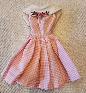 Vintage 60er Jahre Barbie ~ TANZENDE PUPPE ~ rosa & weißes Gingham-Kleid ~ Japan - Bild 1 von 7