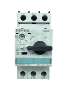 Siemens SIRIUS 3RV1021-1GA10 Circuit Breaker Motor Starter Protector 4.5-6.3A - Picture 1 of 15