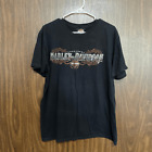 Harley Davidson Motorräder T-Shirt schwarz Baumwolle Grafikdruck Herren groß