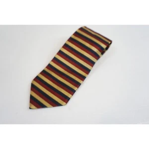 Brooks Brothers Makers Striped Silk Tie Red/Yellow/Black 3.5" Wide 56" Long - Picture 1 of 9