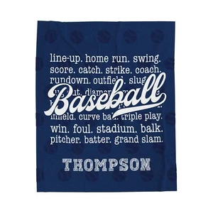 Baseball Life Blanket, Baseball Lovers Gift, Baseball Season Gift, Baseball Mom - Picture 1 of 5