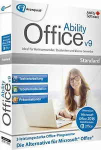 Ability Office 9 Standard Download Alternative für MS Office EAN 4023126120359 - Bild 1 von 1