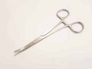 2 tijeras de carmalte 6 1/2" curvas CE primeros auxilios quirúrgicos médicos EMT - Imagen 1 de 1