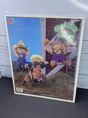 椰菜娃娃复古 25 件拼图全新未拆封 1984 15 英寸 x 11 英寸 — 第 1/4 张图片